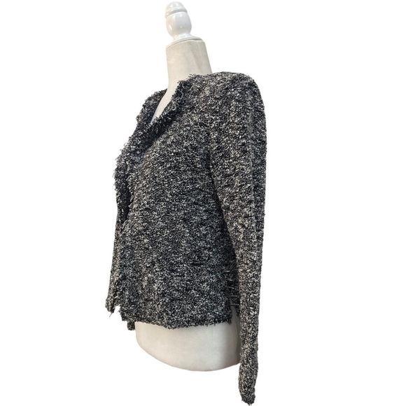 IRO Paris Chada Tweed Bouclé Blazer Jacket Open Front French Girl Chic - Picture 7 of 9